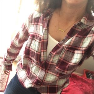 Women’s hollister soft flannel top